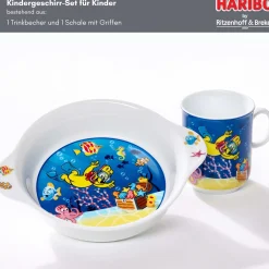 Kindergeschirr-Set HARIBO Seaworld | 2-teilig | blau