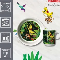 Kindergeschirr-Set HARIBO Jungle | 2-teilig | grün