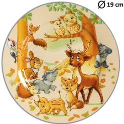 Kindergeschirr-Set Waldtiere | 10-teilig