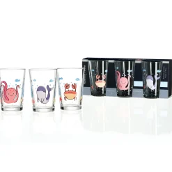 Kindergläser-Set Unterwasserwelt | 6-teilig | 205 ml