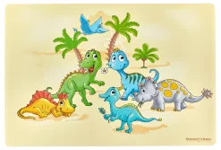 Kinderplatzmatte Dino | 45 x 30 cm