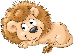 Kinderschale Happy Zoo Leo | 16,5 x 16,5 x 5 cm | orange