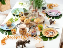 Kinderteller Happy Zoo Leo | 19 cm | orange