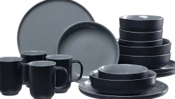 Kombiservice Jasper | 16-teilig | schwarz