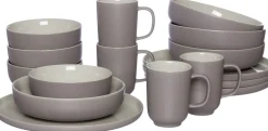 Kombiservice Jasper | 16-teilig | taupe