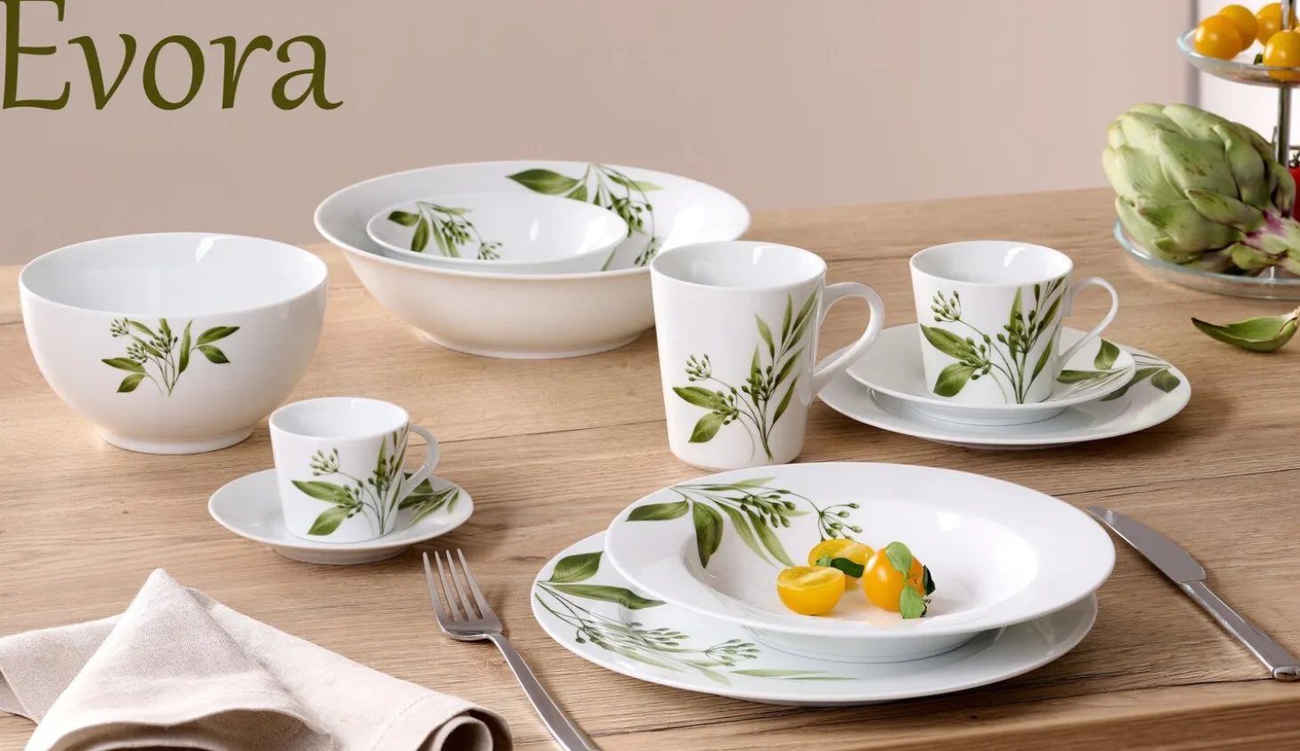 Milchkännchen + Zuckerdosen-Set Evora | 2-teilig | grün