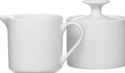 Milchkännchen + Zuckerdosen-Set Bianco | 2-teilig | weiss