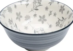Müslischale Sendai Blume | 600 ml | grau