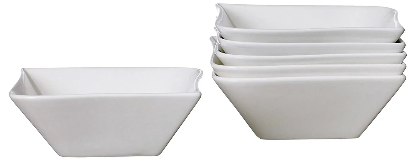 Müslischalen-Set Melodie | 6-teilig | 400 ml | weiss