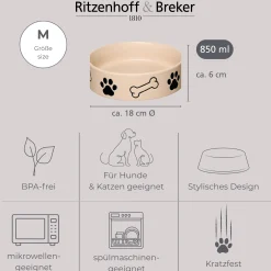 Napf Mika Dog | 850 ml | beige
