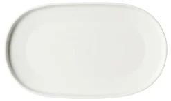 Platte Kelly | 23,5 x 14 cm | weiss | oval