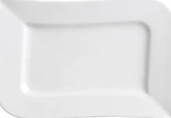 Platte Melodie | 36 x 23 cm | weiss | rechteckig