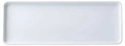 Platte Skagen | 20,5 x 7,5 cm | weiss | rechteckig
