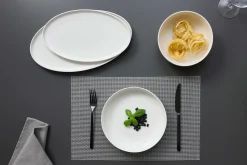 Platte Skagen | 30 x 17,5 cm | weiss | oval