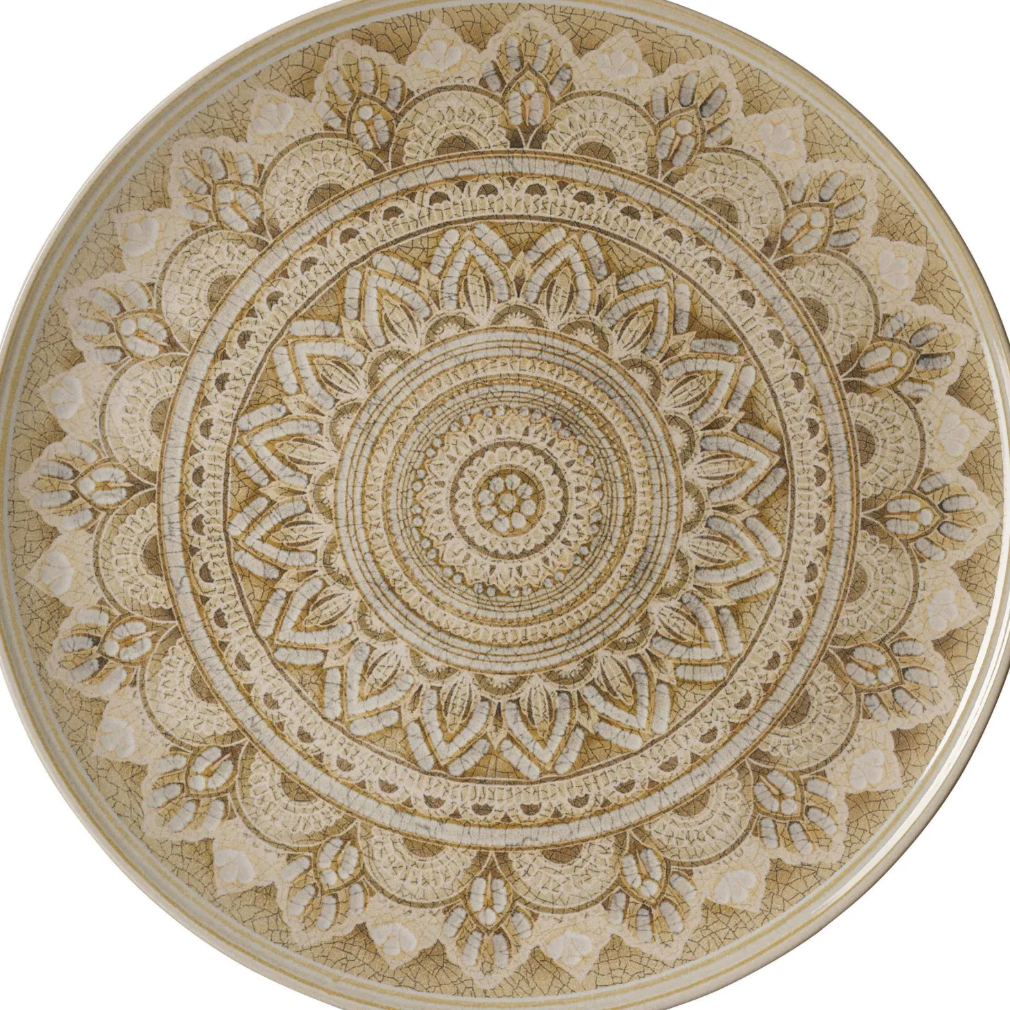 Platzteller Rimini Mandala Sand | 32 cm | beige