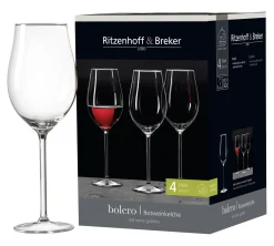Rotweingläser-Set Bolero | 4-teilig | 460 ml