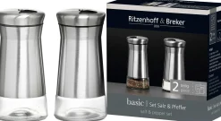 Salz + Pfefferstreuer-Set Basic | 2-teilig