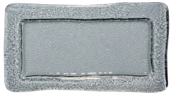 Servierplatte Nox | 33 x 18 cm | smoke | rechteckig