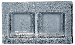 Servierschale Nox | 25 x 15 x 2 cm | smoke