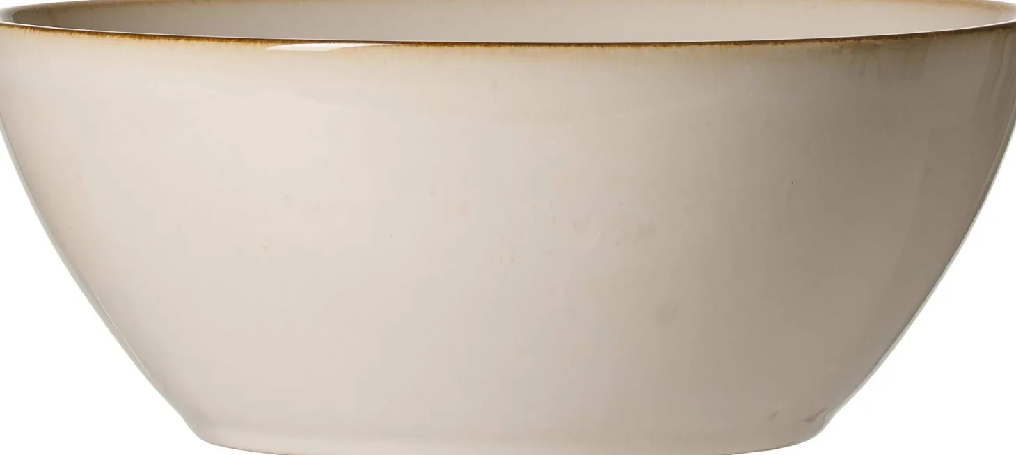Servierschale Olivia | 23 x 23 x 9,5 cm | beige