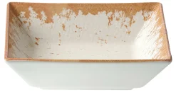 Servierschale Rusty | 17 x 17 x 5 cm | weiss