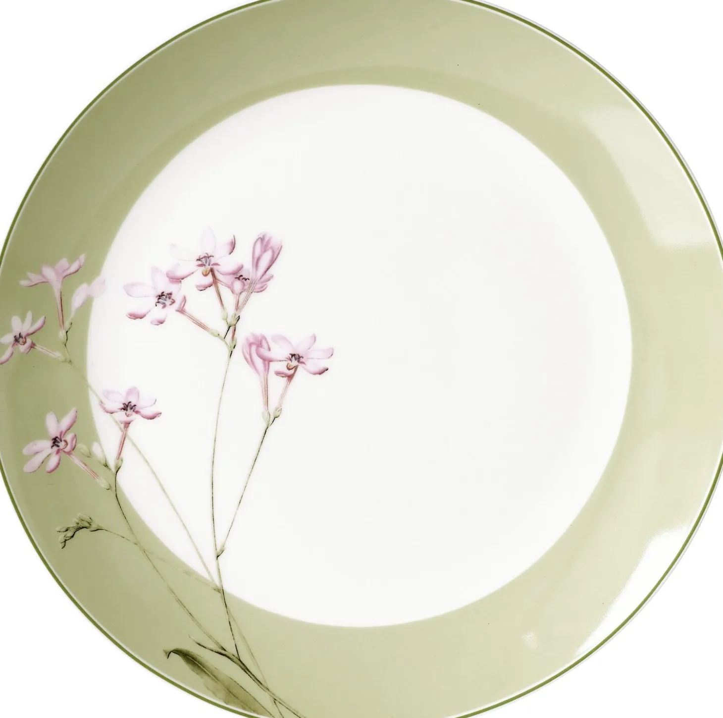 Speiseteller Flora Blüte Verde | 27 cm | grün