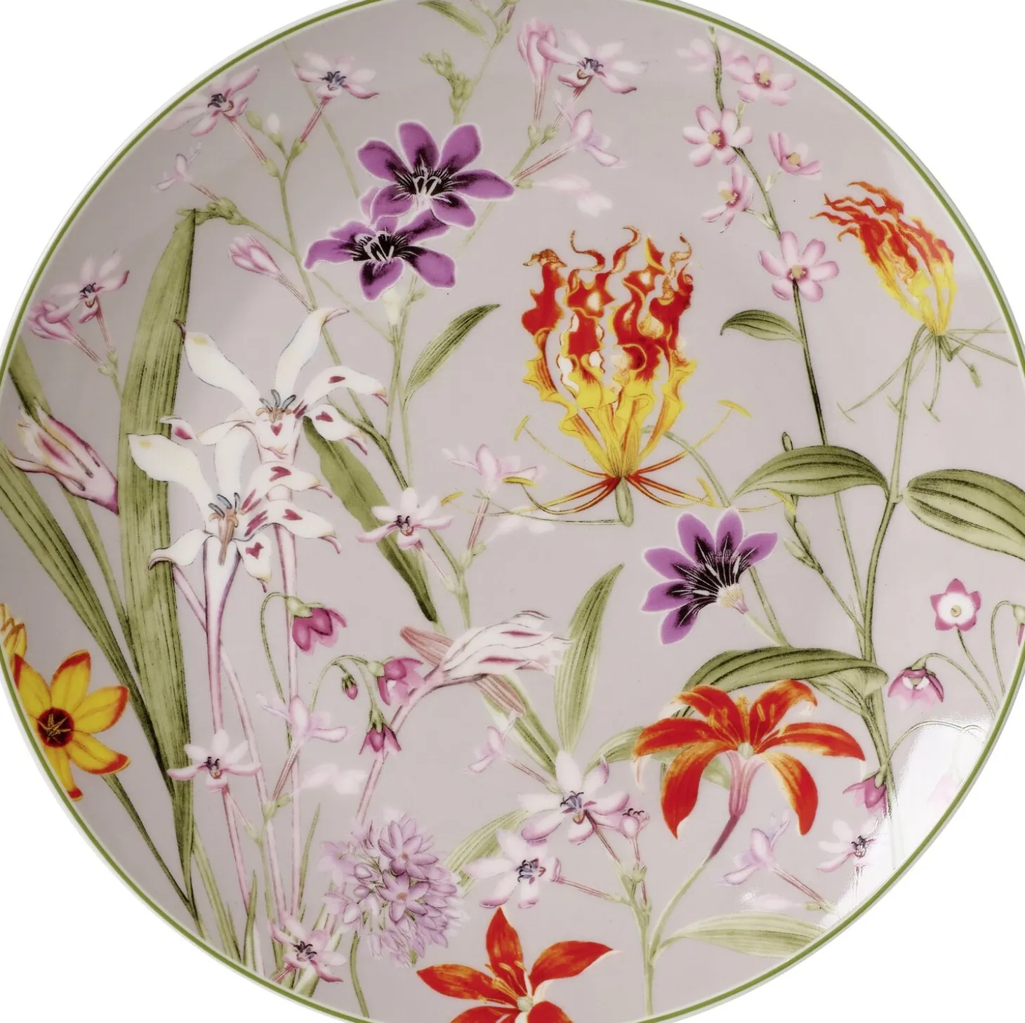 Speiseteller Flora Garten Gris | 27 cm | grau