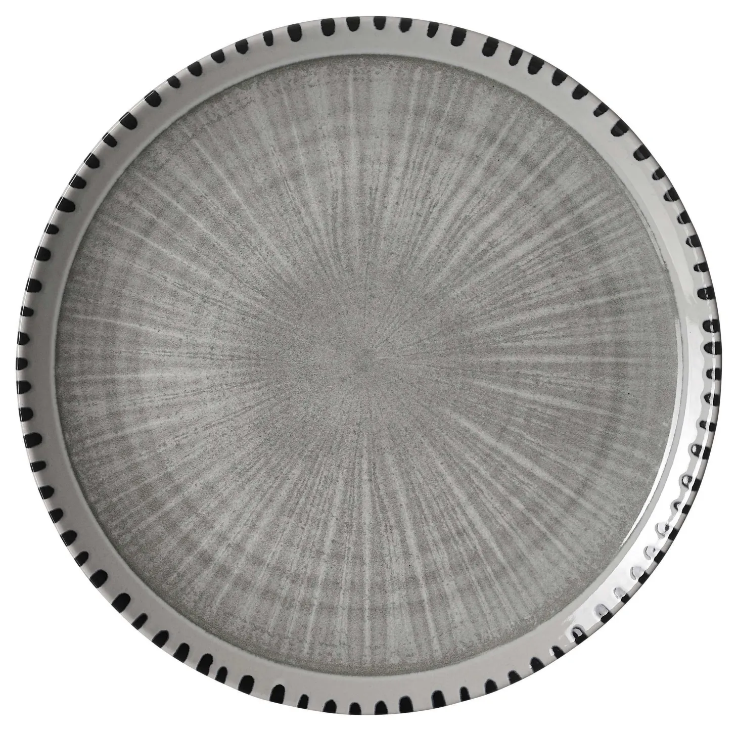 Speiseteller Natura | 26 cm | grau