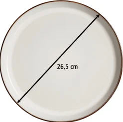 Speiseteller Visby | 26,5 cm | weiss