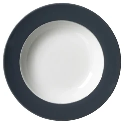 Suppenteller Doppio | 22 cm | anthrazit