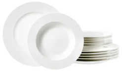 Tafelservice Saphir | 12-teilig | weiss