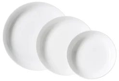 Teller-Set Friends Time | 3-teilig | weiss