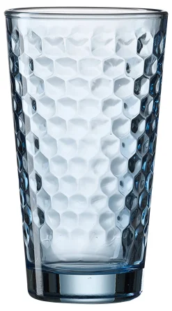 Trinkglas Favo | 350 ml | blau