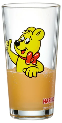 Trinkglas HARIBO Thumbs Up | 380 ml | orange