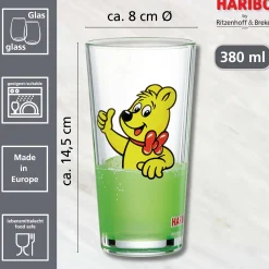 Trinkglas HARIBO Thumbs Up | 380 ml | grün