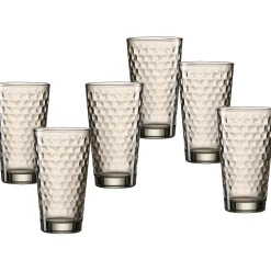 Trinkgläser-Set Favo | 6-teilig | smoke | 350 ml