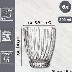 Trinkgläser-Set Samba | 6-teilig | 300 ml