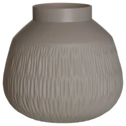 Vase Anja | 28 x 28 x 25,5 cm | taupe