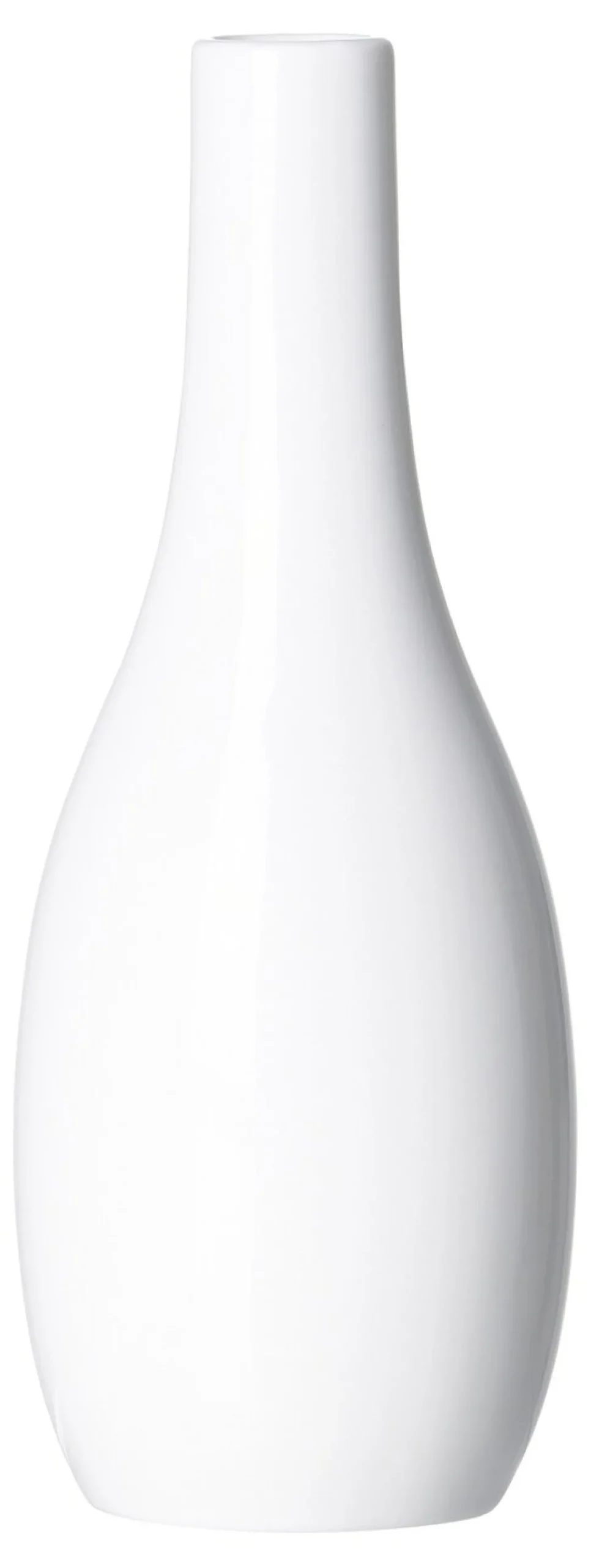 Vase Anna | 7 x 7 x 15 cm | weiss | flaschenförmig