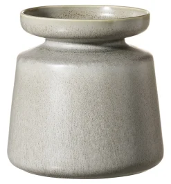 Vase Imperia | 18 x 18 x 18 cm | grau | bauchig