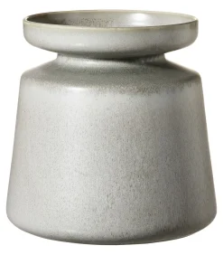 Vase Imperia | 24 x 24 x 24,5 cm | grau | bauchig