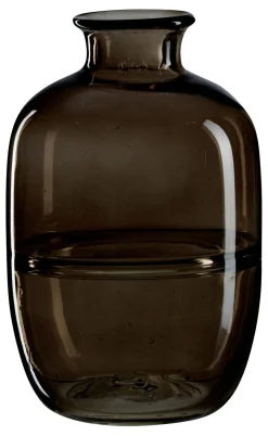 Vase Larissa | 12 x 12 x 16 cm | braun