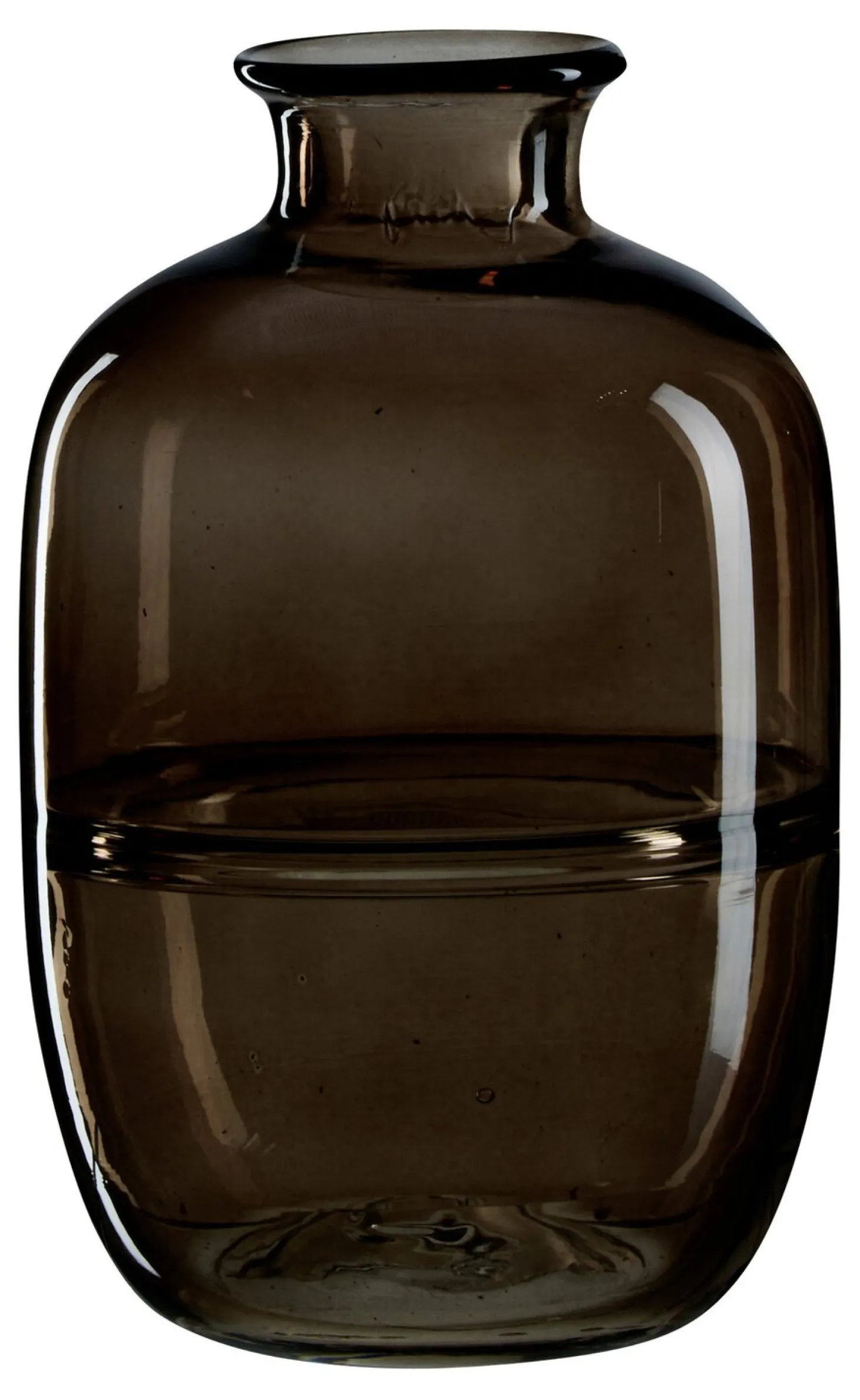 Vase Larissa | 12 x 12 x 16 cm | braun