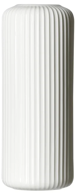 Vase Nora | 9,5 x 9,5 x 24 cm | weiss