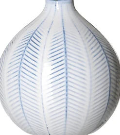 Vase Reef | 14 x 14 x 15 cm | blau | kugelförmig