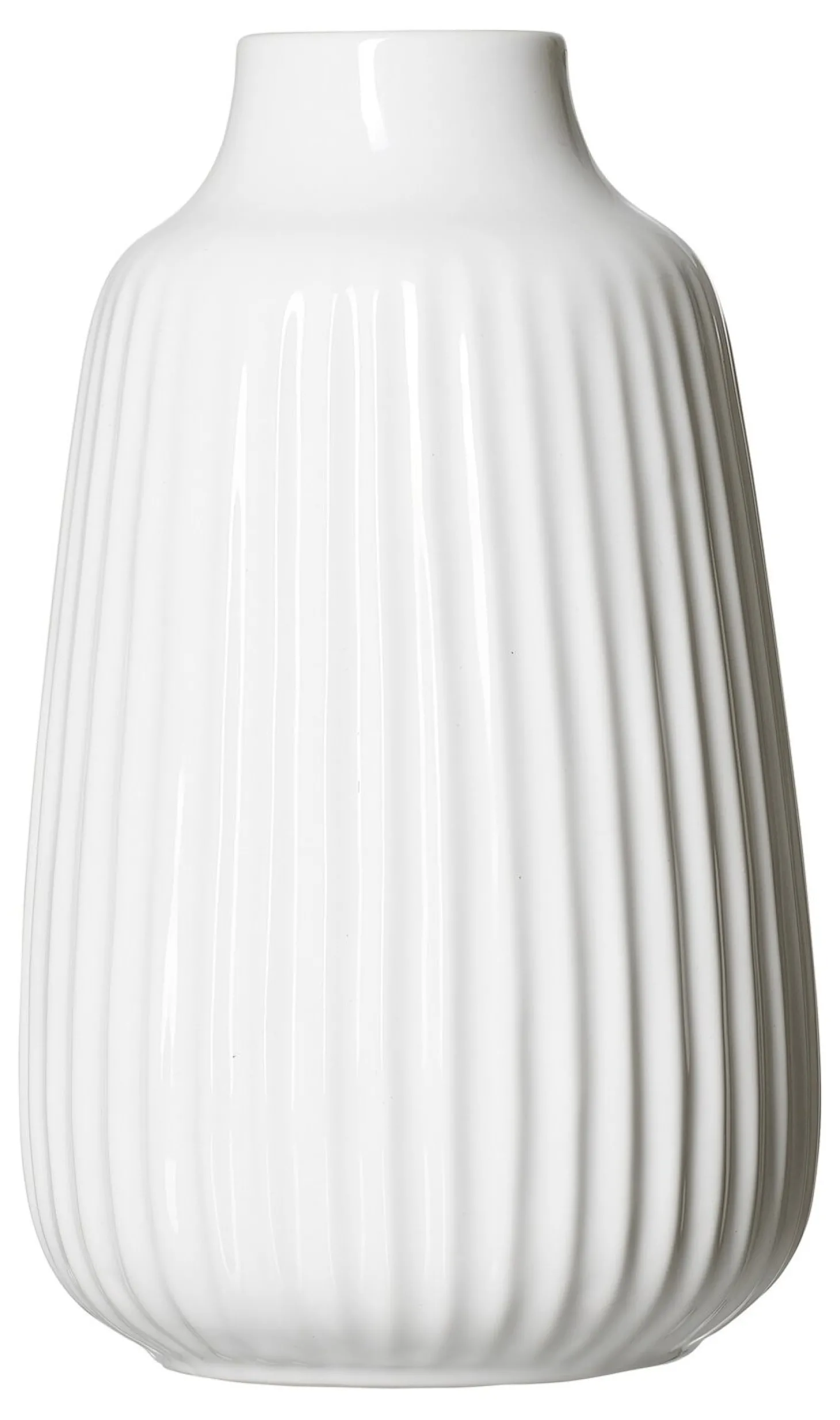 Vase Sanremo | 12 x 12 x 24 cm | weiss