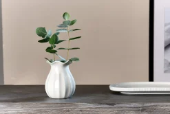 Vase Thea | 10 x 10 x 12 cm | weiss