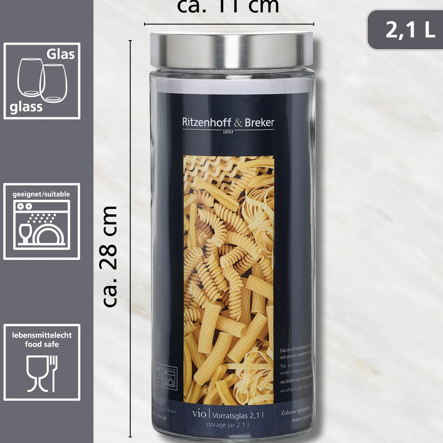 Vorratsdose Vio | 2,1 Liter