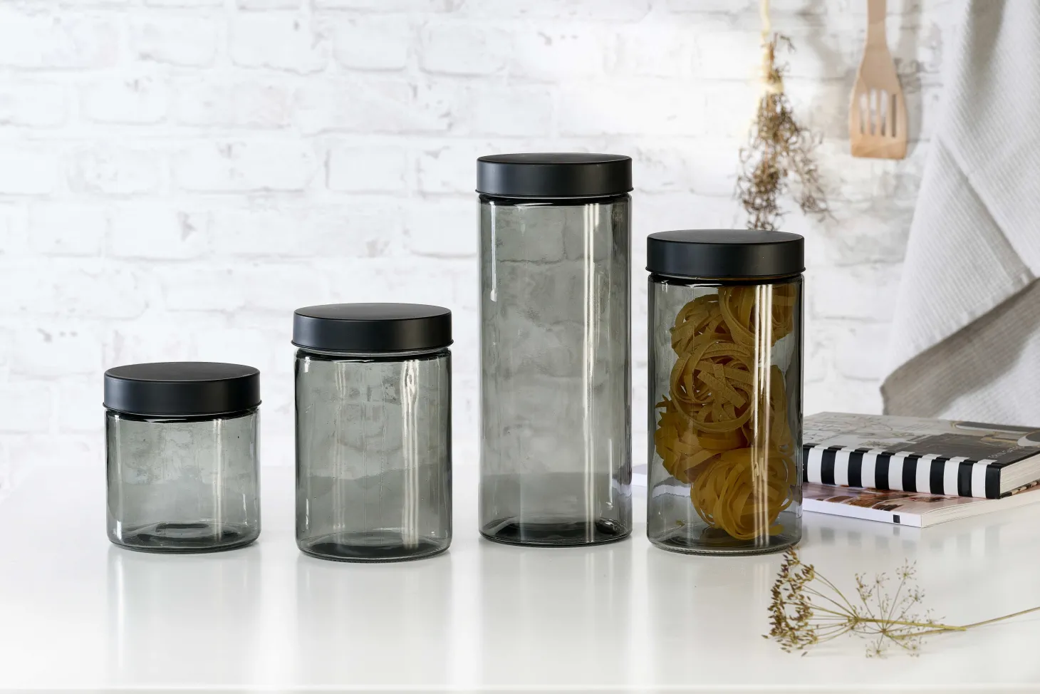 Vorratsglas Lumos | 800 ml | grau