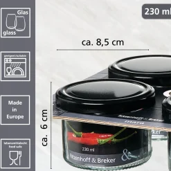 Vorratsgläser-Set Mara | 4-teilig | 230 ml
